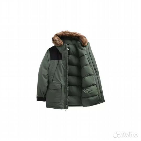 THE north face Parka Coat Men Green (XL)(36)