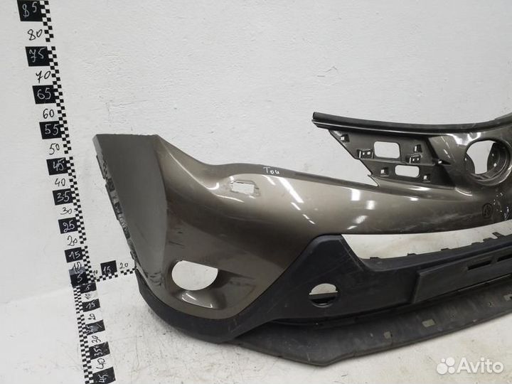 Бампер передний Toyota RAV4 CA40 под омыватели