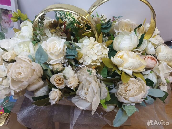 Кольца на свадебный авто