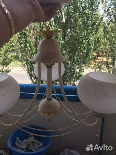 Люстра потолочная бу