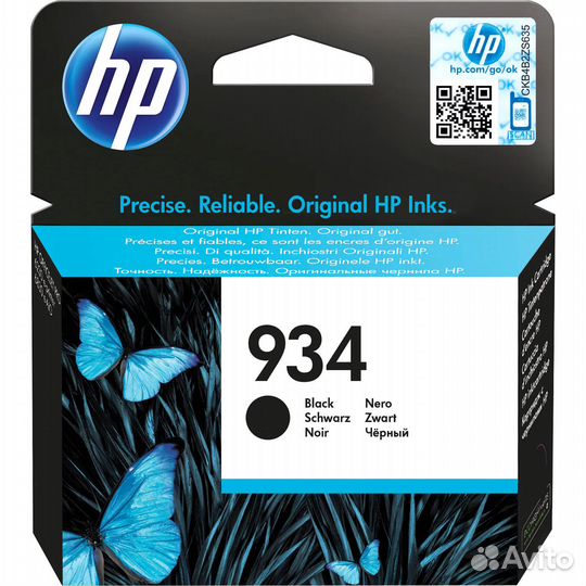 C2P19AE, Картридж/ HP 934 Black Ink Cartridge
