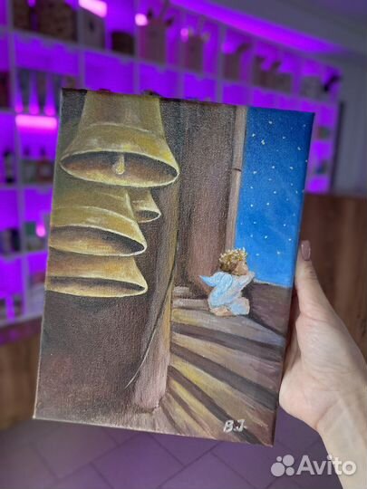 Авторская картина маслом (миниатюры)