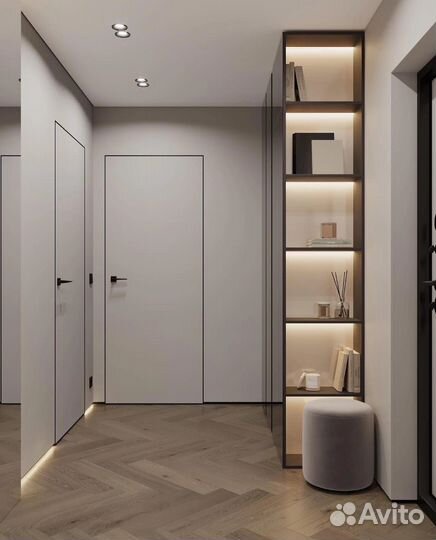 Скрытые двери полный комплект