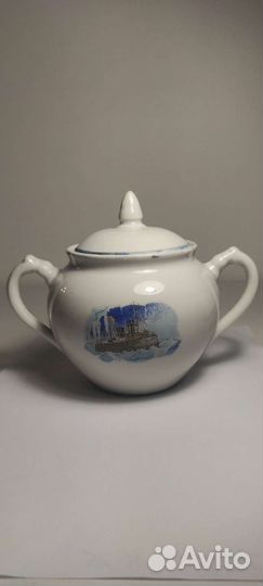 Редкость Сахарница СССР Дулево в коллекцию Арктика