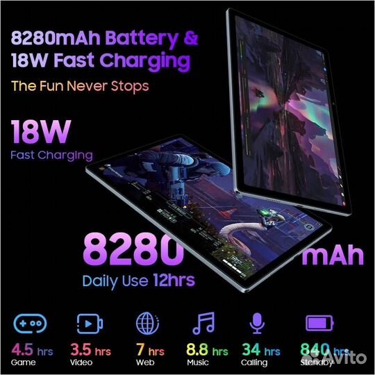 Blackview tab 15 8/128GB LTE, GPS новый