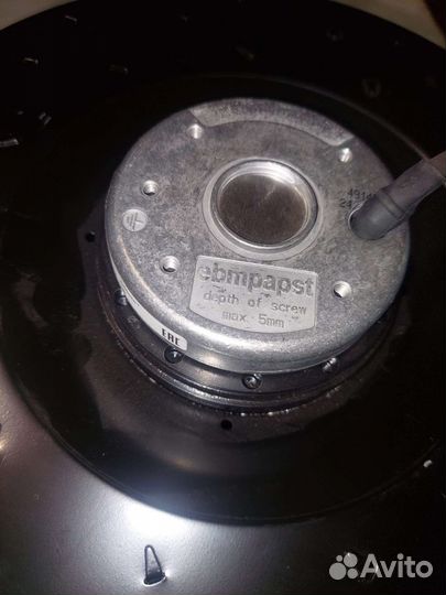 Центробежный вентилятор ebmpapst