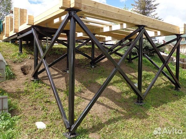 Монтаж винтовых свай