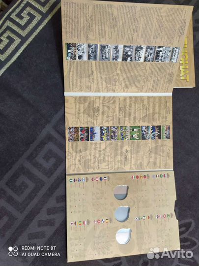 Альбом планшет для 3-х монет и банкноты чм по футб