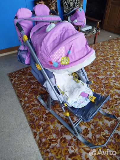 Коляска санки