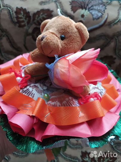 Букет с мягкими игрушками