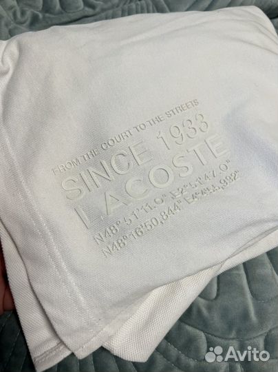 Поло Lacoste теннисная футболка кофта