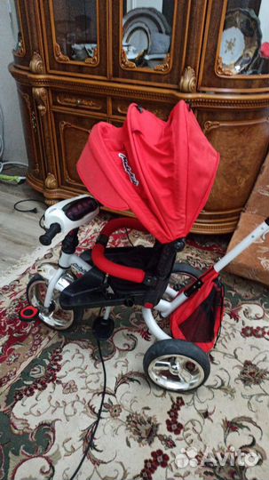 Детский велосипед коляска