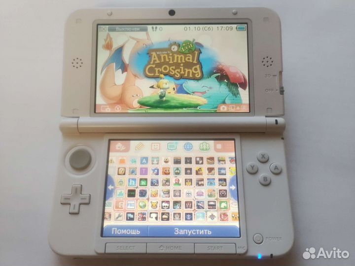 Nintendo 3ds xl прошитая Animal crossing