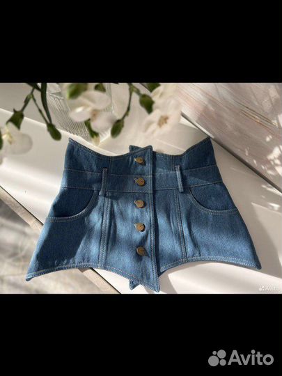 Баска джинсовая