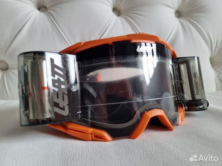 Очки Leatt Velocity 6.5 Roll-Off Orange Clear 83