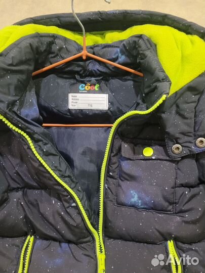 Пуховик для мальчика 116