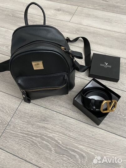 Рюкзак женский и ремень женский