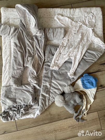 Комплект на выписку зимний