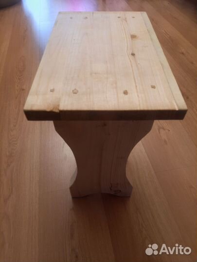 Табурет для бани из дерева Hand Made