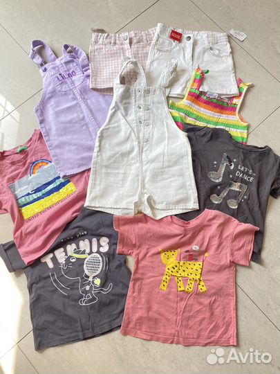 Вещи пакетом на девочку 110