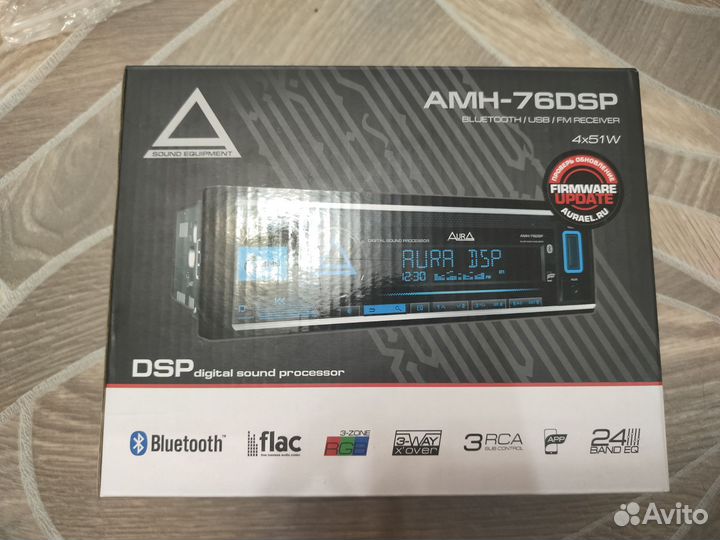 Процессорная автомагнитола aura AMH-76DSP