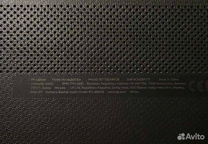 Ноутбук hp