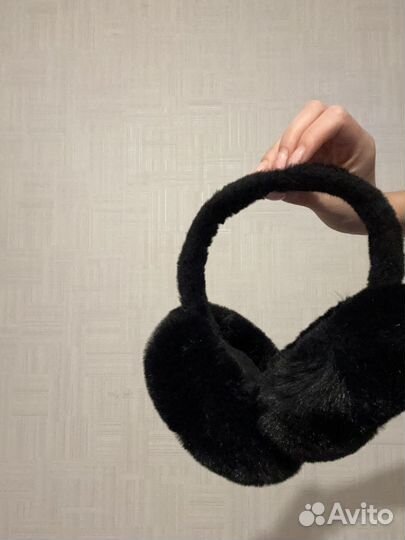 Меховые наушники теплые