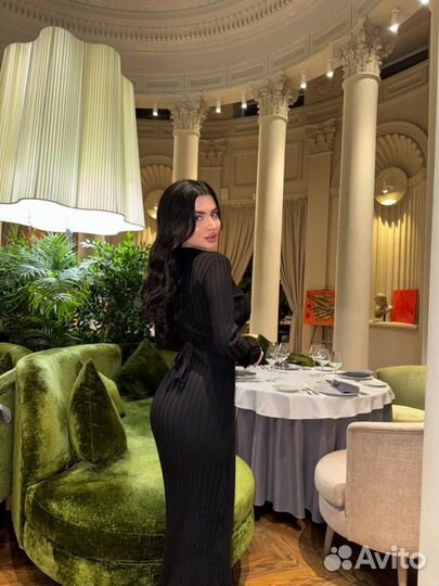 Платье с кашемиром