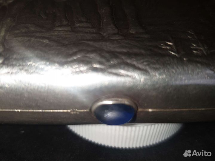 Портсигар серебро