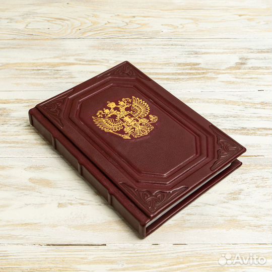 Кожаный ежедневник А5 ручной работы