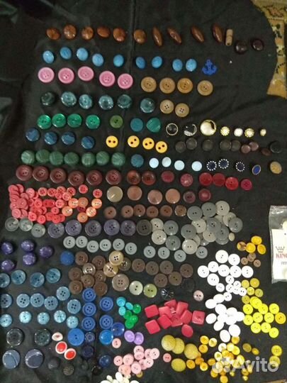 Пуговицы СССР металлические, деревянные