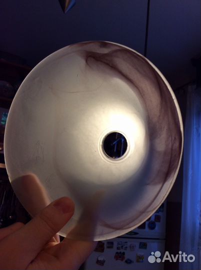 Дымчатый матовый плафон для люстры и бра