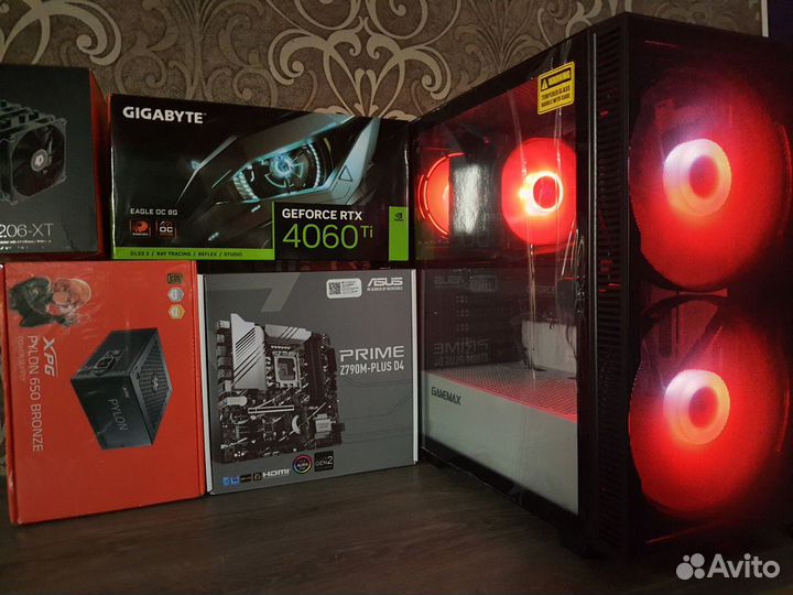 Мощный Пк RTX4070 12GB + Core i5 12600KF/Z790