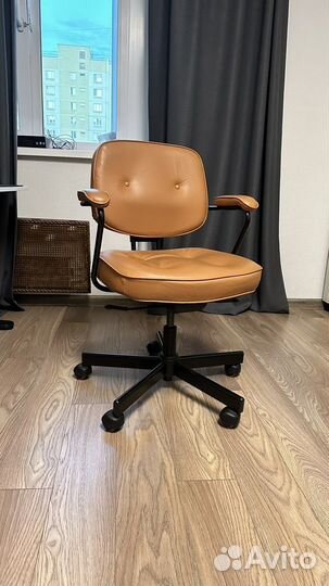 Кресло кожаное икеа алефьелль IKEA alefjäll