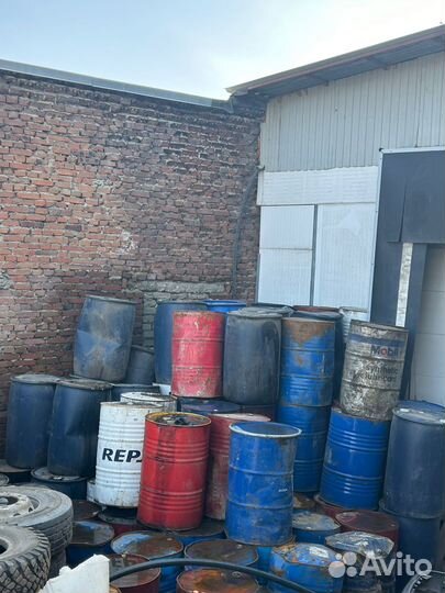 Бочка 200 литров металлическая