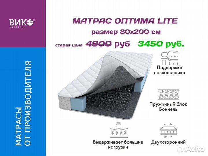 Матрас эконом