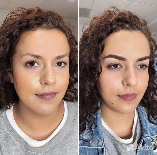 Перманентный макияж брови губы