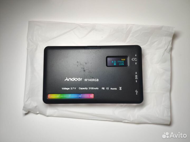 Видеосвет W140 RGB супер набор (4шт)