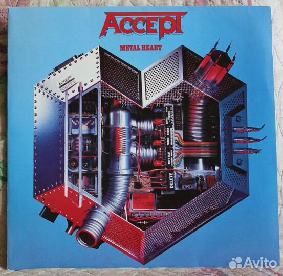 Accept Metal heart виниловая пластинка