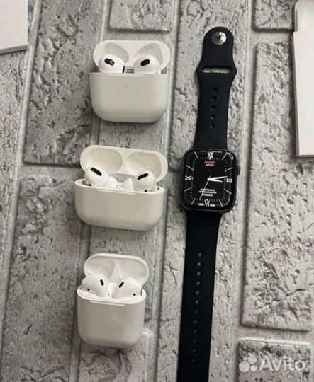 Airpods + Apple watch Топ комплект