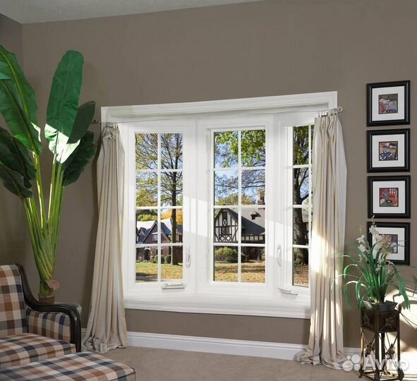 Остекление окон и балконов пвх