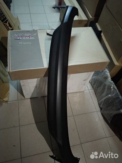 Юбка заднего бампера Хендай Солярис 2 оригинал