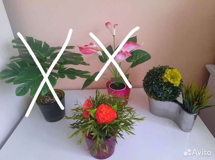 Искусственные цветы декоративные