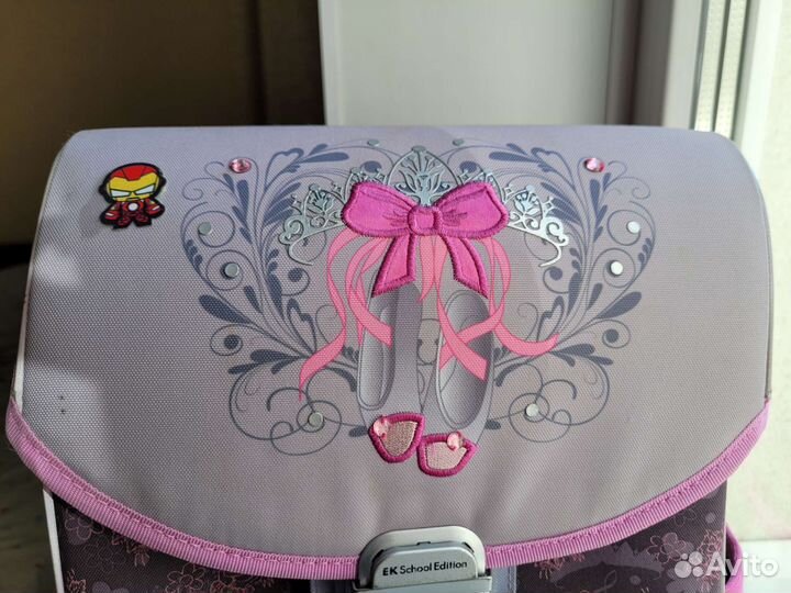 Рюкзак для девочки Erich Krause лёгкий ортопедичес