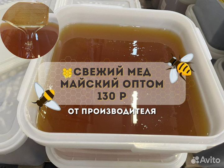 Мед майский оптом