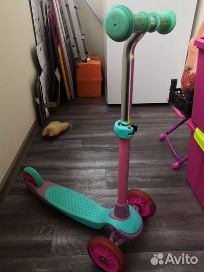 Самокат детский трехколесный складной