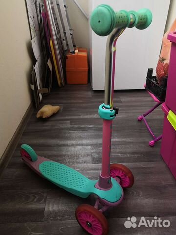 Самокат детский трехколесный складной
