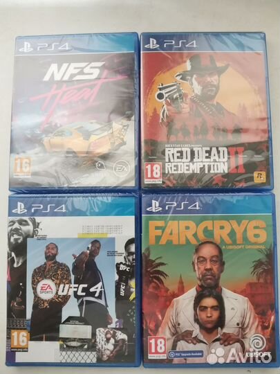Игры ps4/ps5 Новые fifa23/gta5/RDR2/UFC4/NFS/MK от