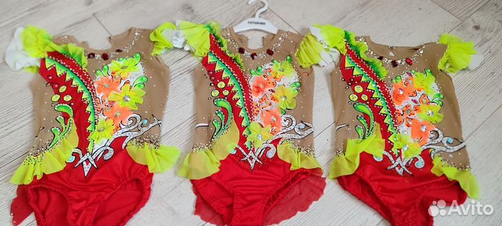Купальники для гимнастики 2-6 шт