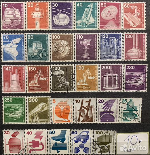 Почтовые марки Германия (Deutschland, DDR)
